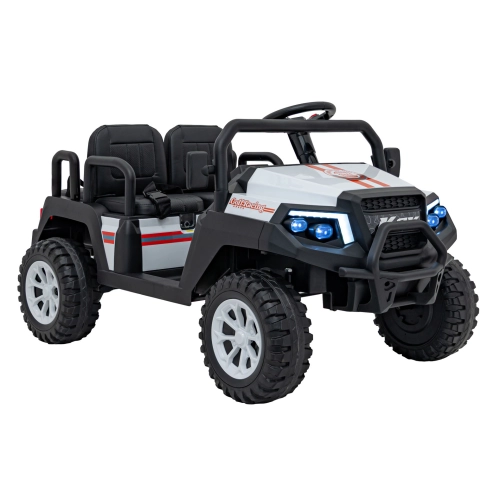 Autko dla dzieci Buggy 4-osobowy Champion Biały XMX-650C.BIA